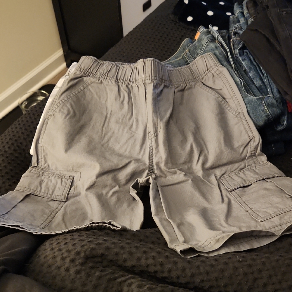 The Children's Place Charcoal Cargo Shorts
